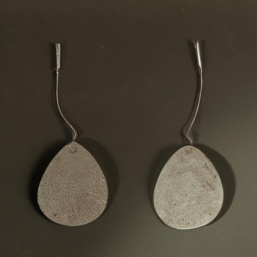 Bijoux en argile autodurcissante, boucles d’oreilles minimalistes, finition sable